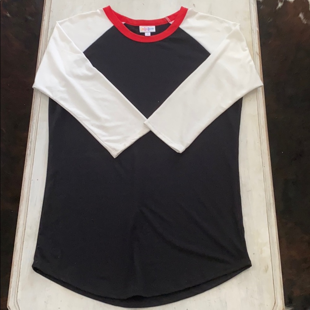 NWOT LuLaRoe Black Randy Top